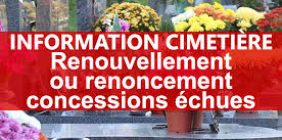 Renouvellement concessions